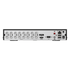 DVR 16 Canales TURBOHD + 8 Canales IP / 5 Megapixel Lite - 3K Lite / Audio de Dos Vías por Coaxitron / ACUSENSE (Evita falsas alarmas) / 1 Bahía de Disco Duro / Salida de Video en Full HD