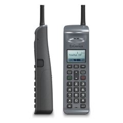 Sistema Telefónico Inalámbrico SIP de Largo Alcance, Incluye Base y Dos Teléfonos Inalámbricos, Soporta 10 Cuentas SIP, Hasta 4 Llamadas Simultaneas,