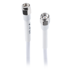 Antena Omnidireccional en 2.4 GHz, Rango de Frecuencias (2.3 - 2.5 GHz), Ganancia de 10 dBi, Doble Polaridad MIMO 2x2, Incluye Jumpers