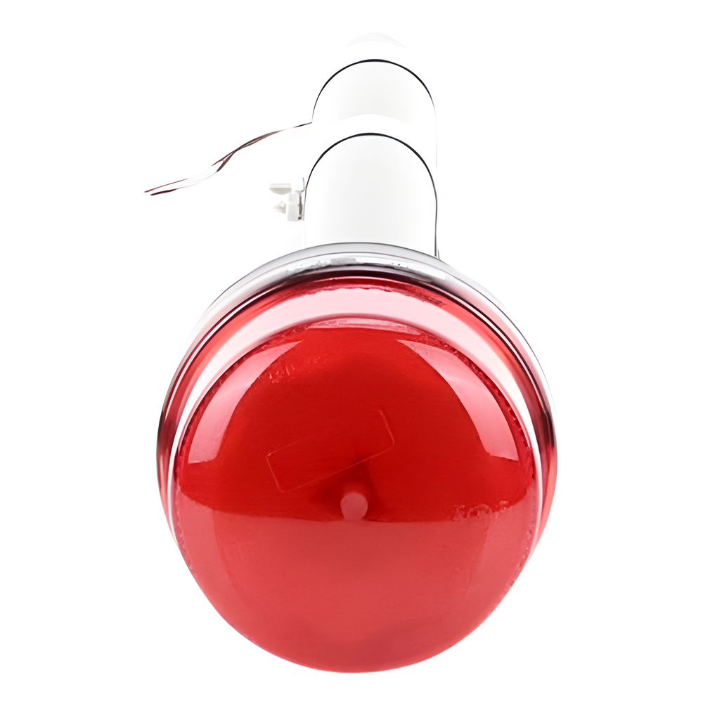 Luz Telescopica para Motocicletas de 8 LED, Rojo, Lente Rojo, SAE