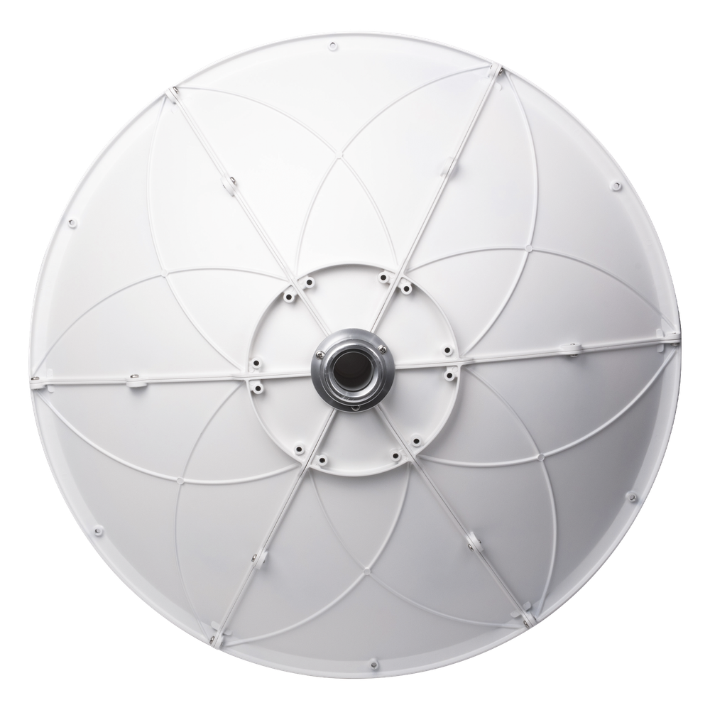 Antena direccional para C5x, B5X, Doble polaridad 45 ° y 90 °, 4.9 - 6.5 GHz, 2 ft, Ganancia de 30 dBi, Montaje incluido