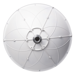 Antena direccional para C5x, B5X, Doble polaridad 45 ° y 90 °, 4.9 - 6.5 GHz, 2 ft, Ganancia de 30 dBi, Montaje incluido