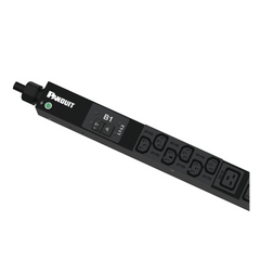 PDU Básico para Distribución de Energía, Enchufe de Entrada NEMA L6-30P, Con 36 Contactos C13 y 6 C19, de Instalación Vertical, 30 Amp, 208 Vca