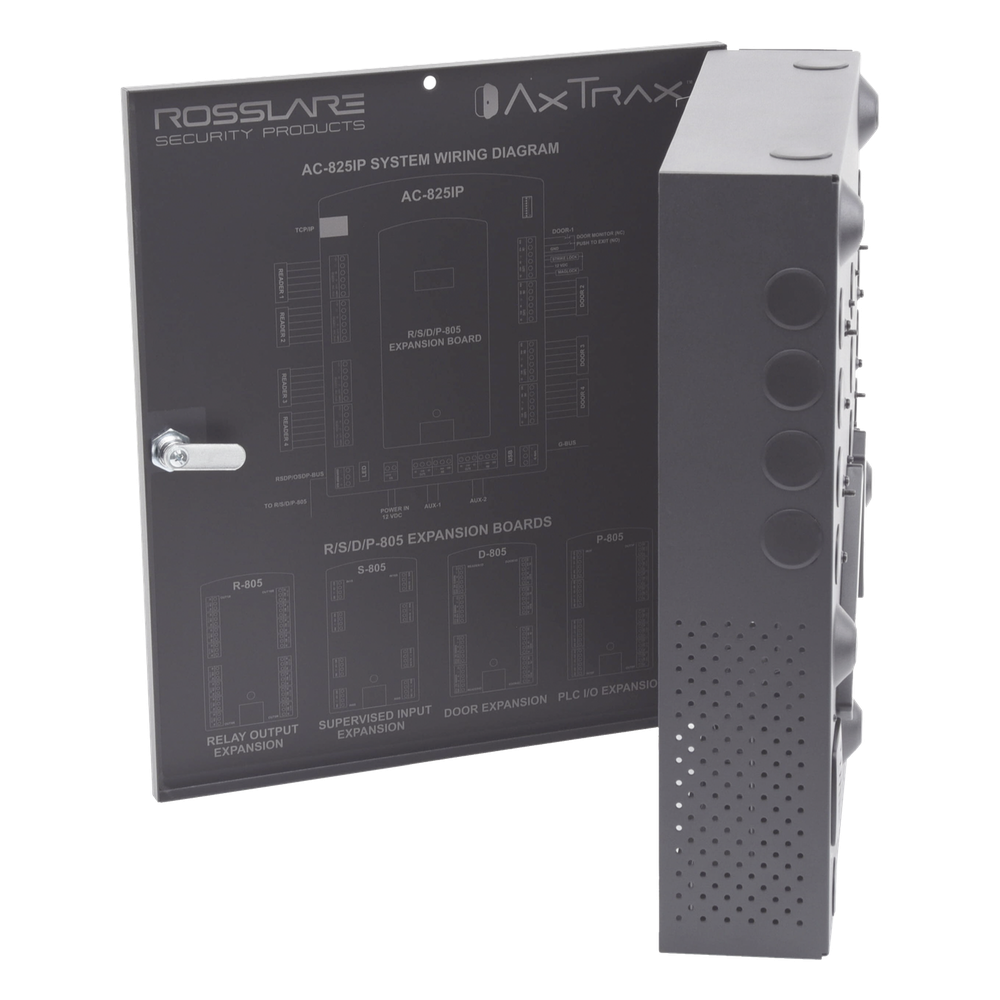 Controlador de acceso para 4 lectoras / Expandible a 56 Lectoras / Compatible con Sistema de Elevadores / 100,000 Usuarios