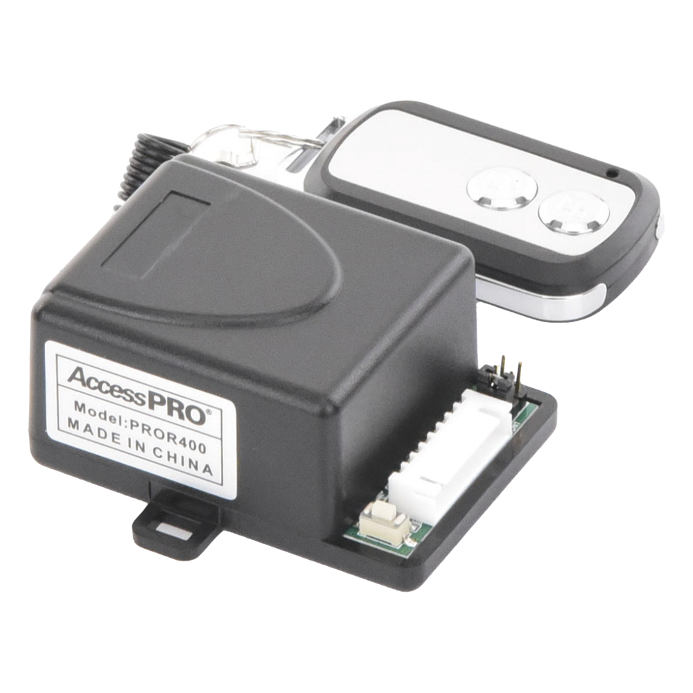 Receptor con 2 Relevadores y Control Remoto hasta 50 metros.