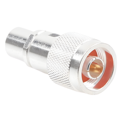 Conector N Macho de Rosca para Cables RG-8/U, 9913, 7810A, 8214, CNT-400, LMR-400, Plata/ Oro/ Teflón