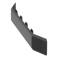 Unión Recta Para Canaleta de Piso AFR4BCBL6, Material PVC Rígido, Color Negro