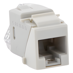 Jack Ultramax Cat6, UTP, Tipo Keystone, Color Blanco, Punch Down