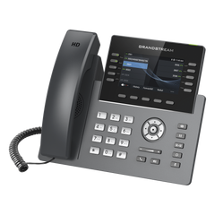 Teléfono IP Wi-Fi, Grado Operador, 10 líneas SIP con 5 cuentas, pantalla a color 4.3", puertos Gigabit, Bluetooth, PoE, codec Opus, IPV4/IPV6 con gestión en la nube GDMS