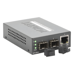 Convertidor de Medios con Doble Puerto SFP 1000BASE-FX/SX/LX y Puerto Ethernet 1000Base-T
