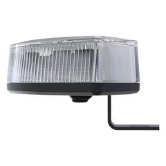 Luz Auxiliar Esquinera de 9 LED, Ambar, Lente Transparente, SAE