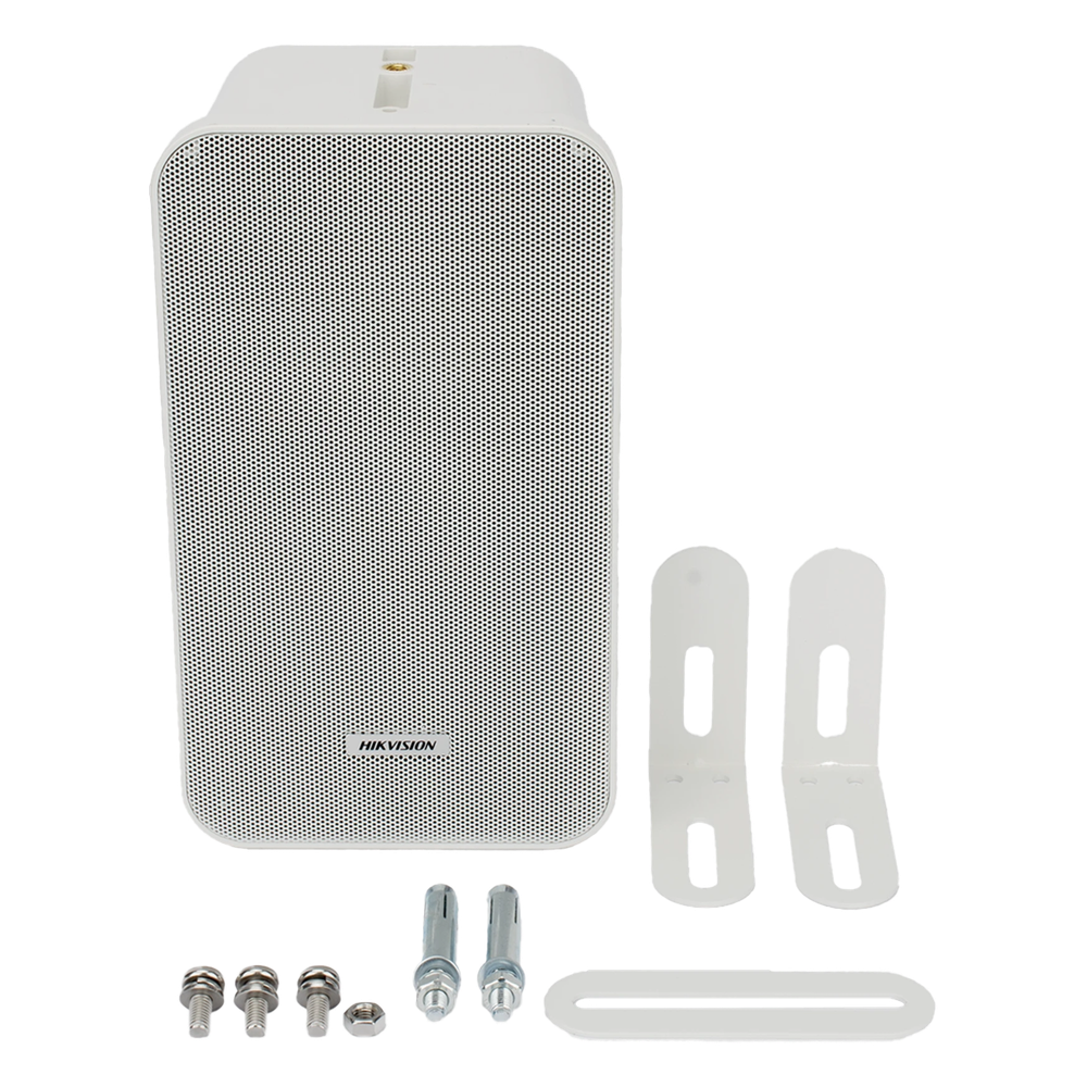 Kit de amplificador con bluetooth | 2 altavoces para pared | Sistema 100V |  2 Canales con Control de volumen Independiente |  Música Ambiental