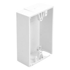 Caja trasera de montaje color blanco para Estaciones de Parada STOPPER