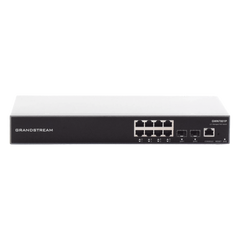 Switch PoE+ Gigabit Administrable / 8 puertos 10/100/1000 Mbps + 2 Puertos SFP Uplink / Hasta 120W / Compatible con GWN Cloud.