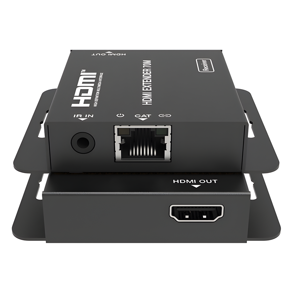 Kit Extensor HDMI | 4K2K@40m | 1080p@70m | Cat5e/Cat6 | Soporte PoC | HDMI Loop | Transmisión IR