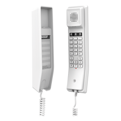 Teléfono IP para Hoteles / Altavoz HD / 2 Cuentas y Líneas SIP / 10 Teclas de Marcación Rápida / 3 Teclas Programables / Códec OPUS / Gestión GDMS / Instalación en Escritorio y Pared / PoE 100 Mbps