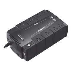 UPS de 425 VA/255 W, Topología Standby, Entrada 120 Vca NEMA 5-15P, Tipo Gabinete Compacto, Con 8 Tomas NEMA 5-15R
