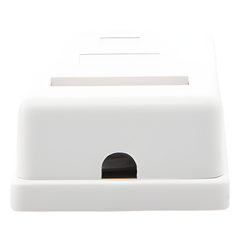Caja de Pared con 1 Puerto Keystone, Incluye Jack STP Cat5e