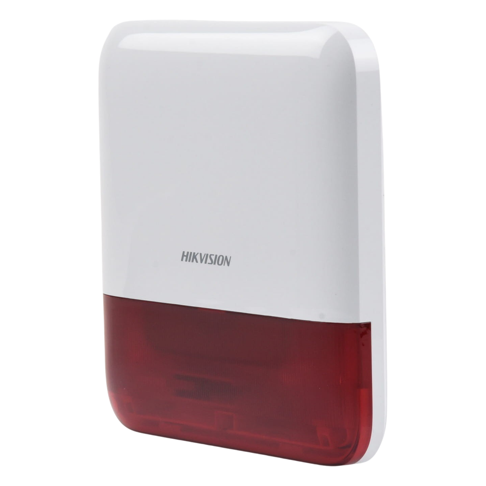 (AX PRO) Sirena Inalámbrica con Estrobo Rojo para Exterior IP65 / 110 dB