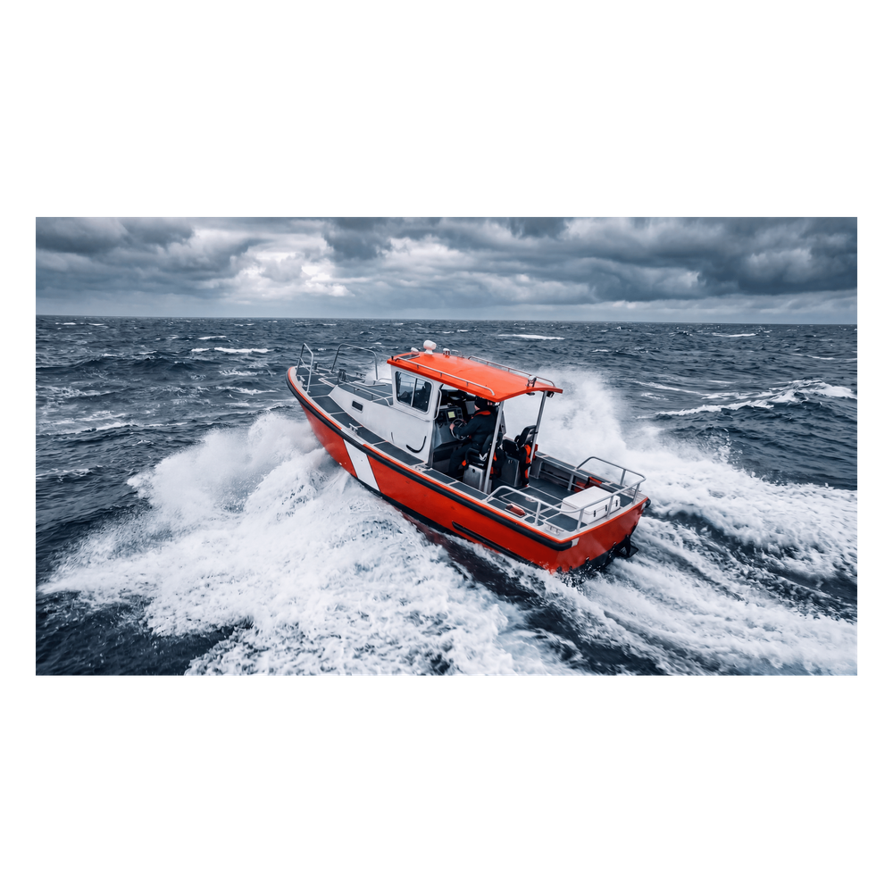 Radio Móvil Marino VHF / 25W / IPX4 / DSC Clase D con GPS / Pantalla LCD / Blanco