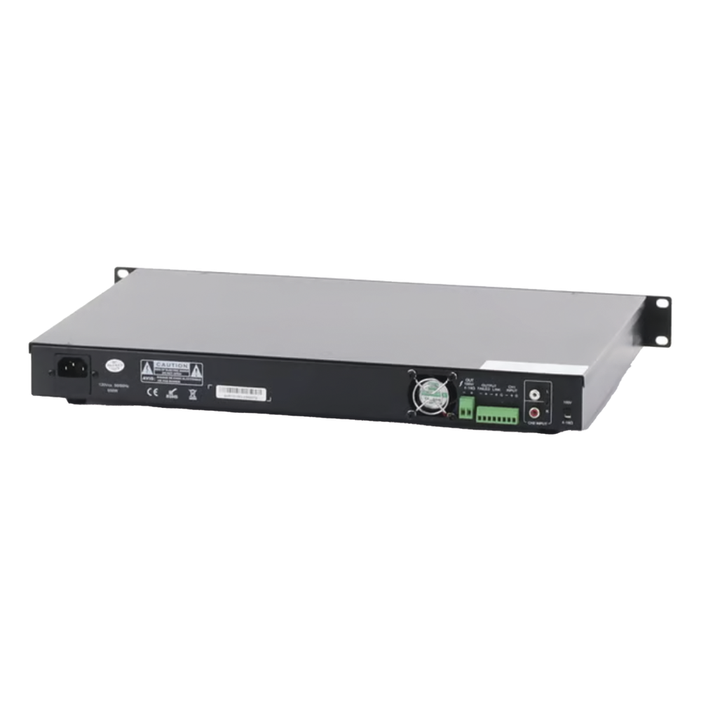Amplificador de Audio Reforzador | 1 canal | 500w | Clase D | Salida 100V / 4-16&Omega; | Montaje en rack | RCA