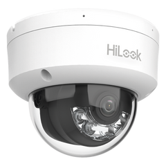[Dual Light] Domo IP de 2 Megapixel (1080p) / Lente 2.8 mm / 20 mts IR + 15 mts Luz Blanca / Micrófono Integrado / ACUSENSE Lite / Uso en interior / PoE / dWDR / H.265+ / ONVIF