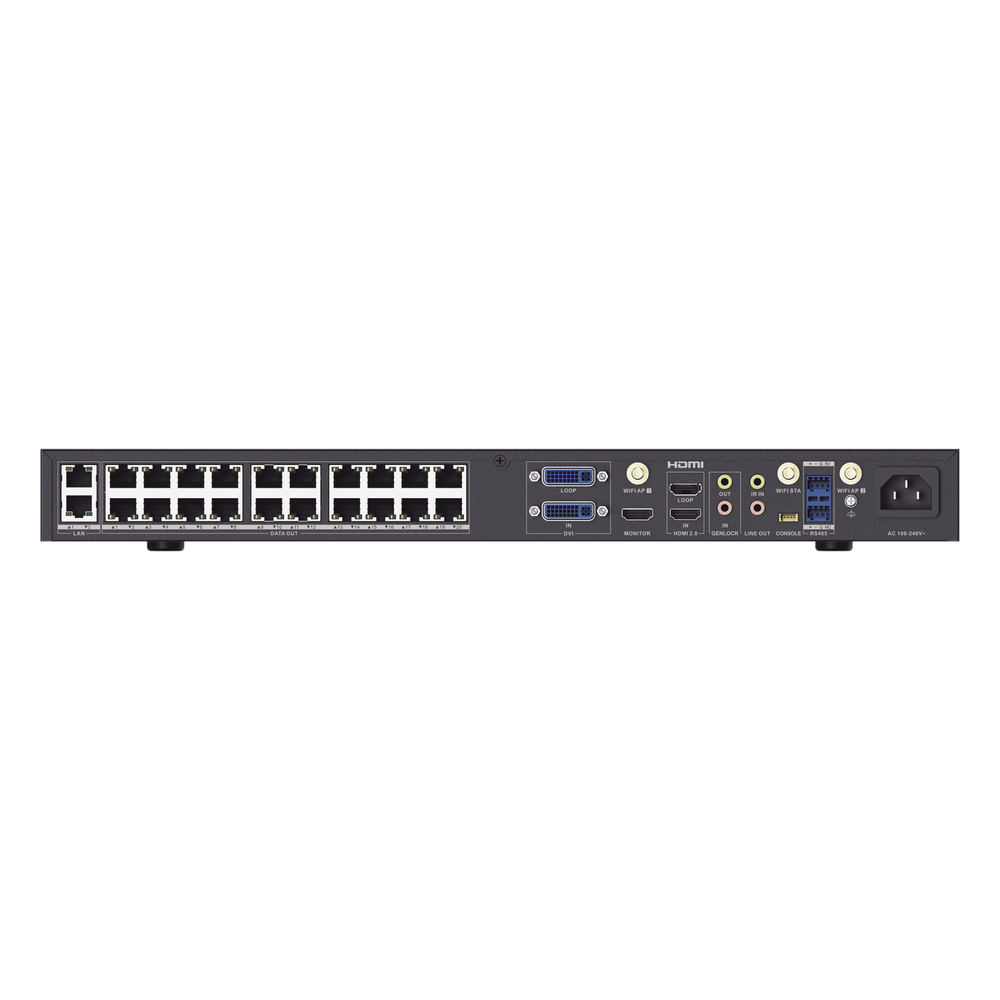 Controlador LED para Videowall / Configuración WEB / Android Interconstruido / 20 Puertos de Video / Compatible con Paneles LED Hikvision