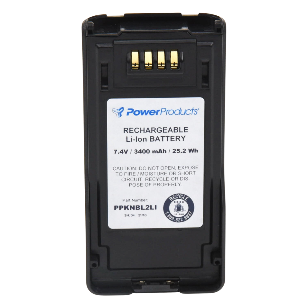 Batería Li-Ion 3400 mahA para radios Kenwood series NX-5200/ 5300/ 5400 (IP67)