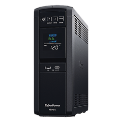 UPS de 1500 VA/900 W, Topología Línea Interactiva, Entrada 120 Vca NEMA 5-15P, Onda Senoidal Pura, Tipo Torre, Con 10 Tomas NEMA 5-15R
