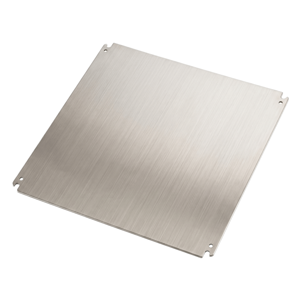 Gabinete de Acero Inoxidable 304L ASR IP66 400x300x210 mm (15.7 x 11.8 x 8.3 in) / 2 Cerraduras / Montaje Placa 2 mm