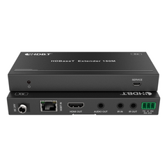 Splitter mas Extensor de Video | 1x4 | ProAV | HDBaseT™ | 120m en 4K@60Hz | 150m en 1080p@60Hz | Cat6/6a/7 | Gestión Avanzada EDID | Control IR y RS232 | PoC | Salida de Audio