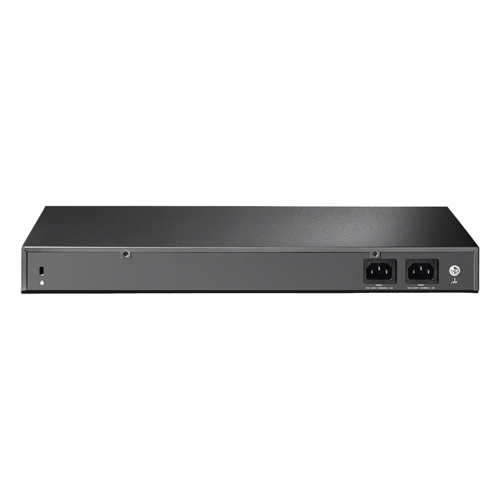Switch de Fibra Óptica L2+ Omada / 24 puertos SFP 1GE / 4 Puertos Combinados SFP+/RJ45 Gigabit / 2 Puertos Consola RJ45|micro-SUB / Administración Centralizada Omada o Stand-Alone / Compatile con IPv6 /  Multicast IGMP