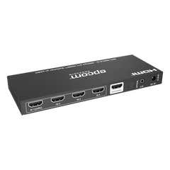 Switch HDMI 4x1 | 8K@60Hz 4:2:0 | 48 Gbps | ARC/eARC | Extracción de Audio | Gestión EDID | Control CEC