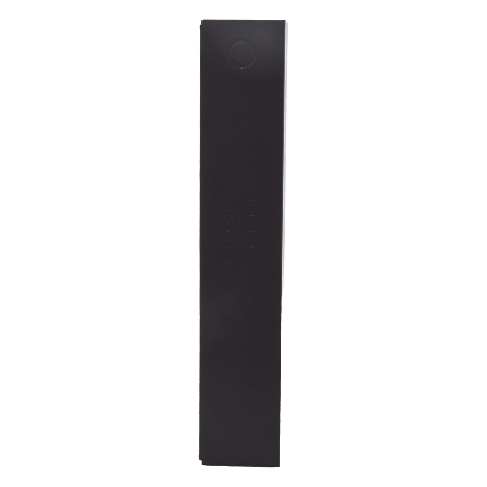 Gabinete metálico (backbox) de dos niveles para amplificadores y fuentes de alimentación / serie EQ ONYX de NOTIFIER / negro