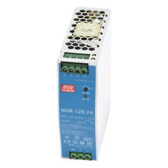 Fuente de poder industrial para riel DIN / 120W / 24Vcc / 5A / Entrada: 90-264Vca
