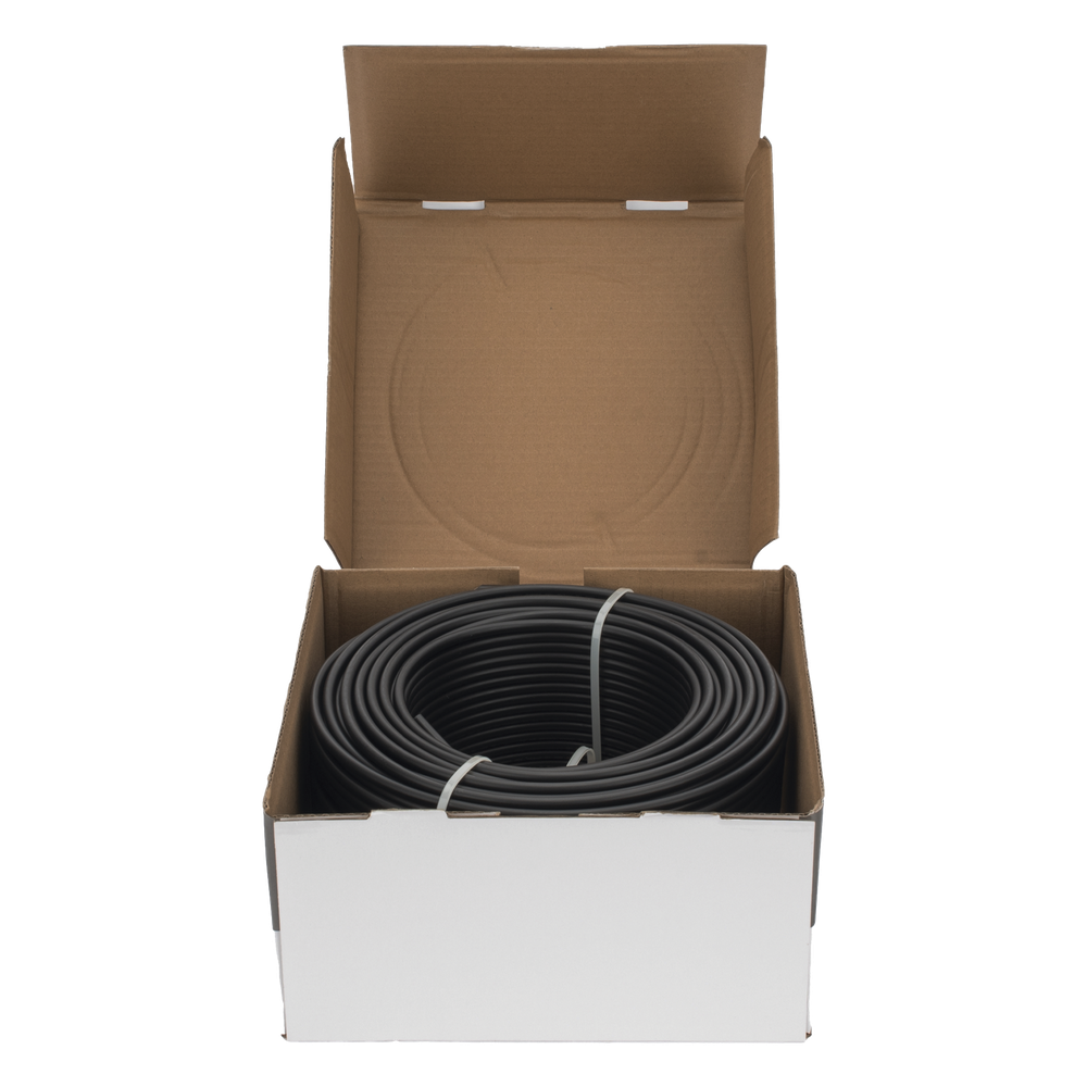 Cable Fotovoltaico Negro / Cobre Estañado / 4 mm² (12 AWG) / 2000V / Rollo de 100 m / / UL 4703 y TUV