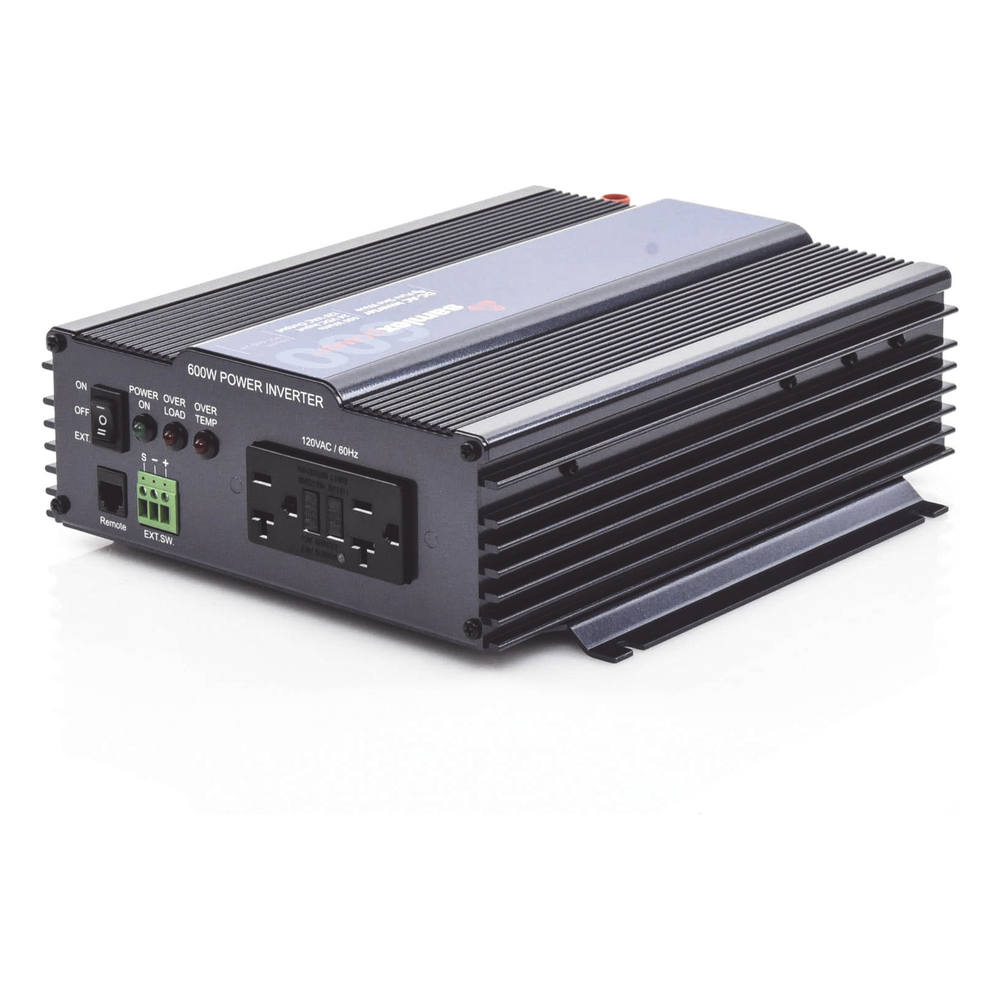 Inversor de Corriente Onda Pura 600W, Entrada 24 Vcc, Salida 120 Vca