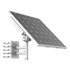 Kit Solar de alimentación / Panel Solar / Batería de Respaldo de Litio 360 Wh / 2 Salidas de 12 Vcd / Accesorios de Instalación / Uso en Exterior IP66