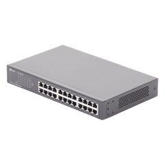 Switch no administrable de 24 puertos 10/100 Mbps para escritorio/rack
