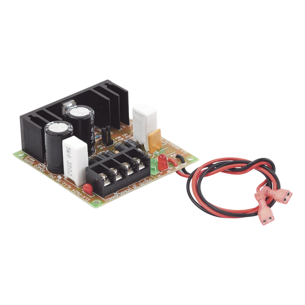 Fuente de Poder 6Vcc, 12Vcc o 24Vcc / Con Opción de Respaldo de Batería / En Caja de Plástico