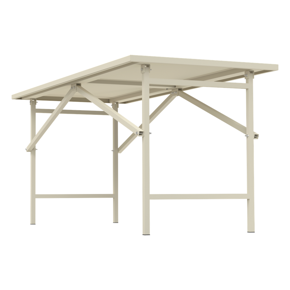 Mesa de Trabajo Plegable 100% para Trabajos Pesados (1832x791x813mm).