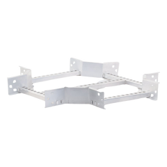 Derivación "X" Horizontal de Aluminio Perfil Z / Peralte 3 1/4" / Ancho 12"/ Radio 8" / Incluye Tornillería (CHXHEZ314R8X12AK)