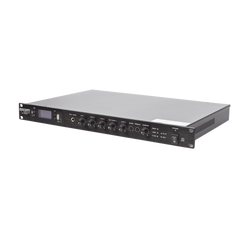 Amplificador Mezclador | 120W RMS | Sistema 100V y Baja Impedancia | MP3 | Tuner | Bluetooth | Música ambiental y Voceo