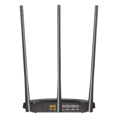Router N de alta potencia 300 Mbps / 1 Puerto WAN 10/100 / 3 Puertos LAN 10/100 / Chip PA (potencia transmisión 2x) / 3 Antenas de 7 dBi