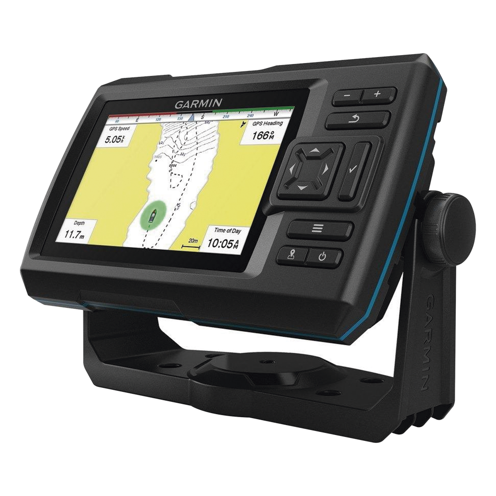 Ecosonda STRIKER Vivid 5cv / Pantalla WVGA a Color 5.0" / Resolución 800 x 480 Píxeles / GPS Integrado / Sonda CHIRP Tradicional y ClearVü / 500 W (RMS) / Quickdraw Contours / Transductor GT20 Incluido / IPX7