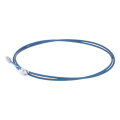 Patch Cord Cat6A, Diametro Reducido 28 AWG, Blindado S/FTP, CM/LS0H, 4 Metros, Color Azul