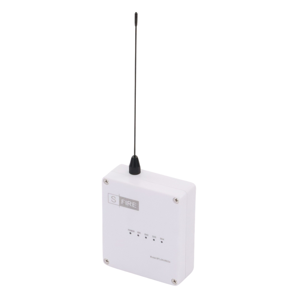 Receptor inalámbrico / 2500 metros de cobertura / 4 salidas de relevador tipo C
