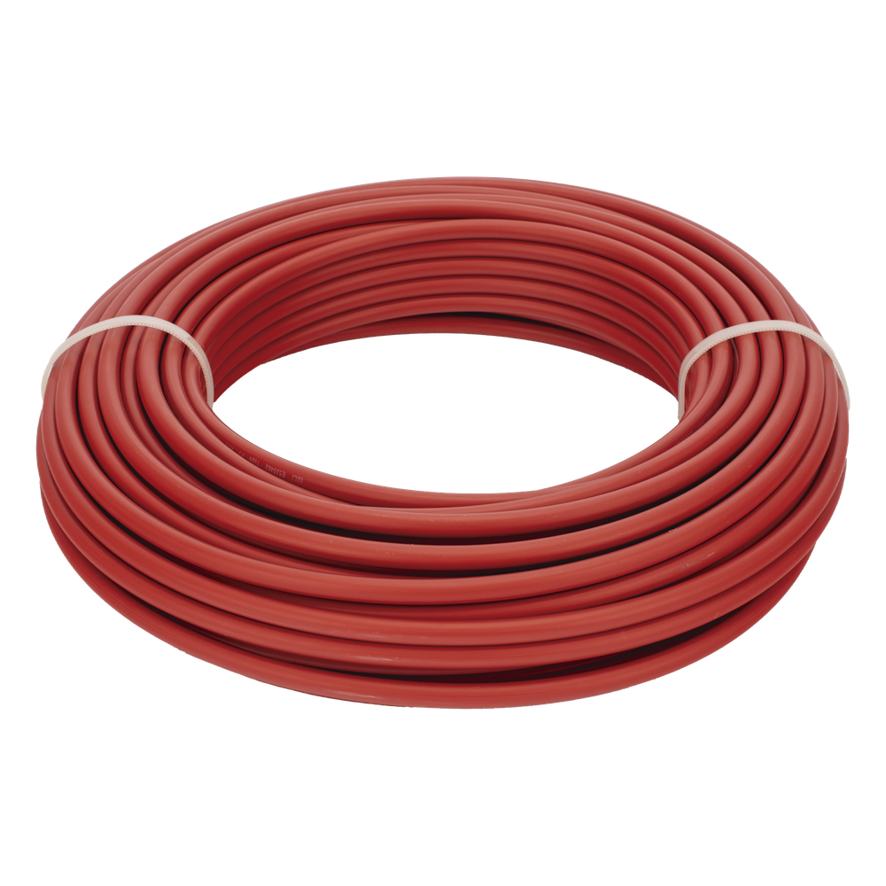 Cable Fotovoltaico Rojo/ Cobre Estañado / 4 mm² (12 AWG) / 2000V / Rollo de 25 m / / UL 4703 y TUV