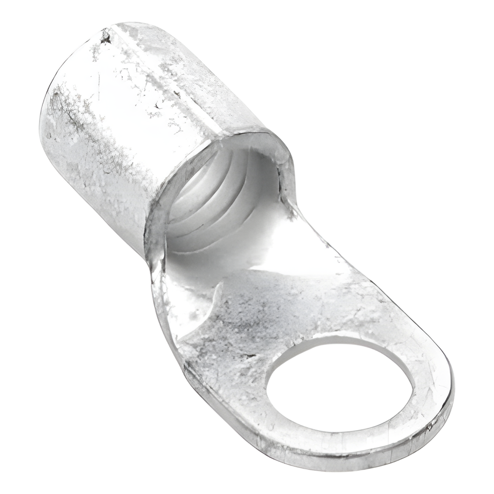 Zapata Terminal de Ojillo para Tornillo 1/4" (6.35 mm)  y Calibre 6 AWG.
