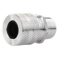Conector de cable, de aluminio macho recto, .50 - .63 ", 1/2".